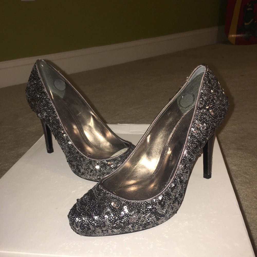 Silver Sequence Heels - image 2